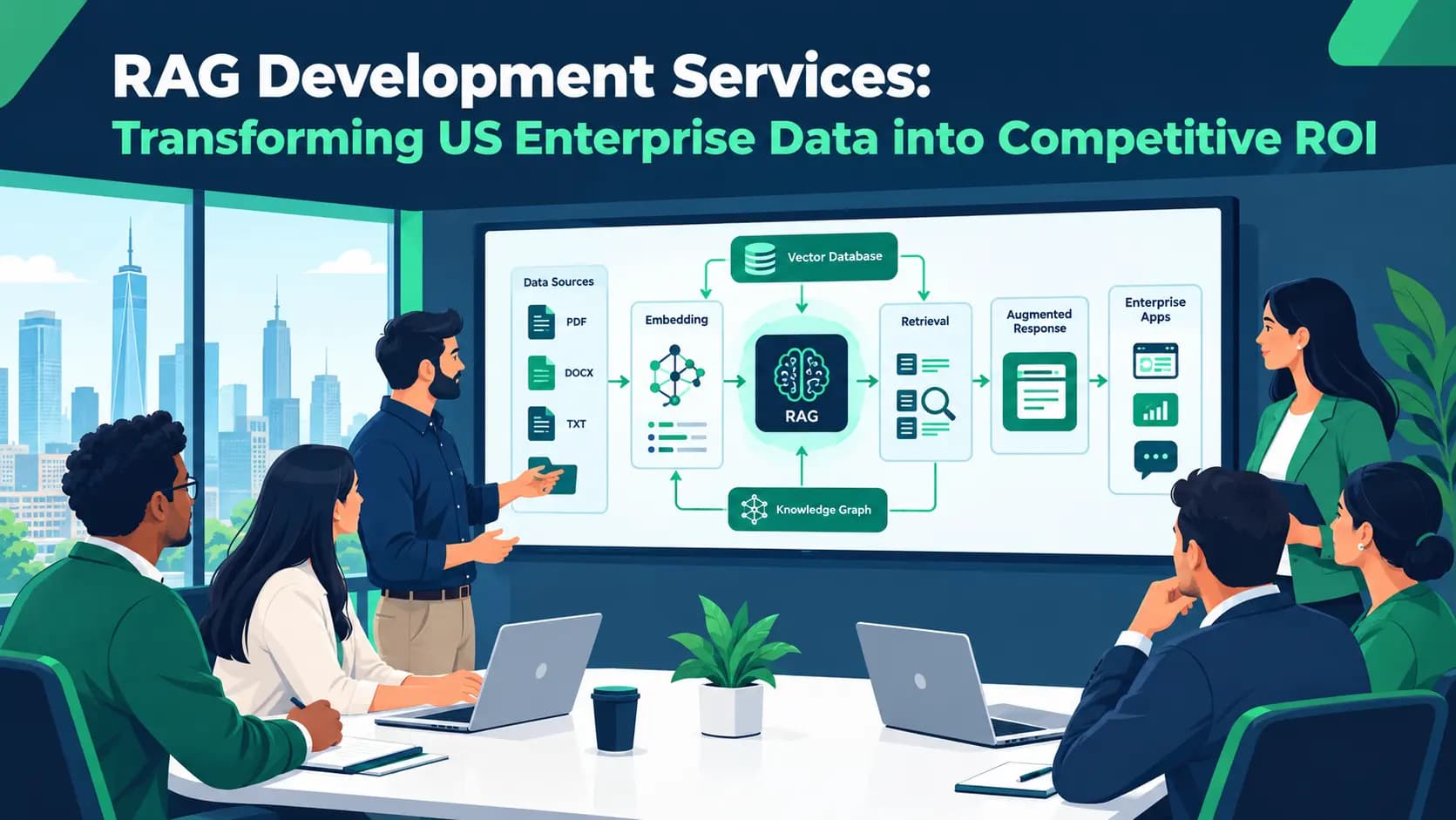 RAG Development Services: Transforming US Enterprise Data into Competitive ROI RAG Development Services: Transforming US Enterprise Data into Competitive ROI