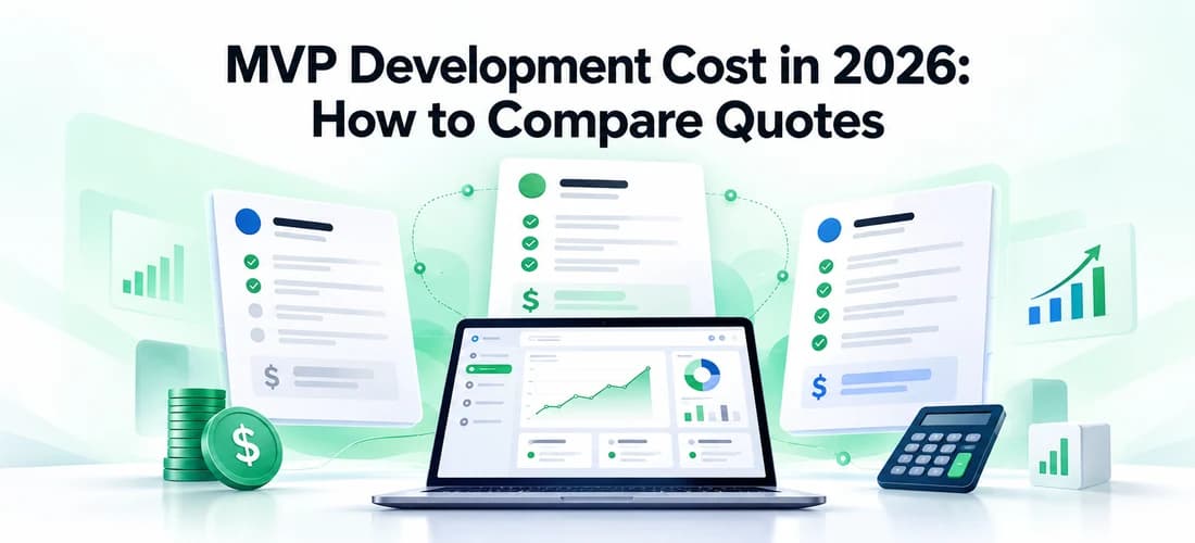 MVP Development Cost in 2026: How to Compare Quotes MVP Development Cost in 2026: How to Compare Quotes